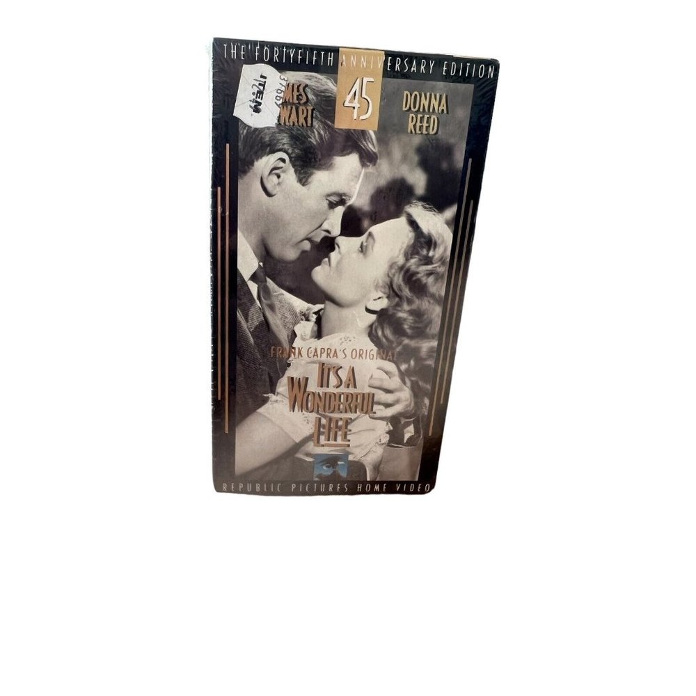 Its a Wonderful Life (VHS, 50th Anniversary Edition) Republic Pictures NR